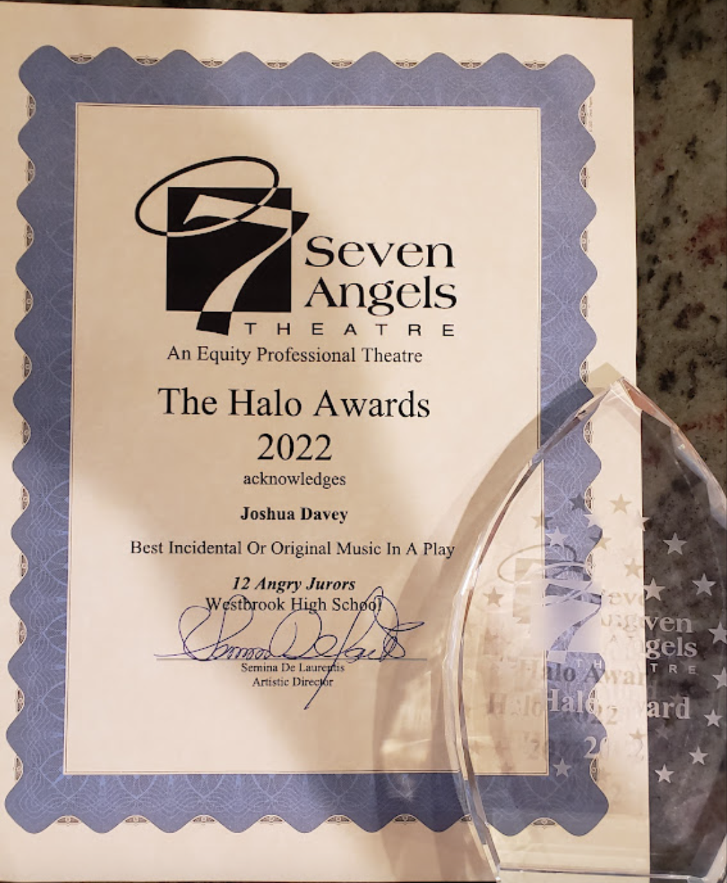 Joshua Halo Award 2022